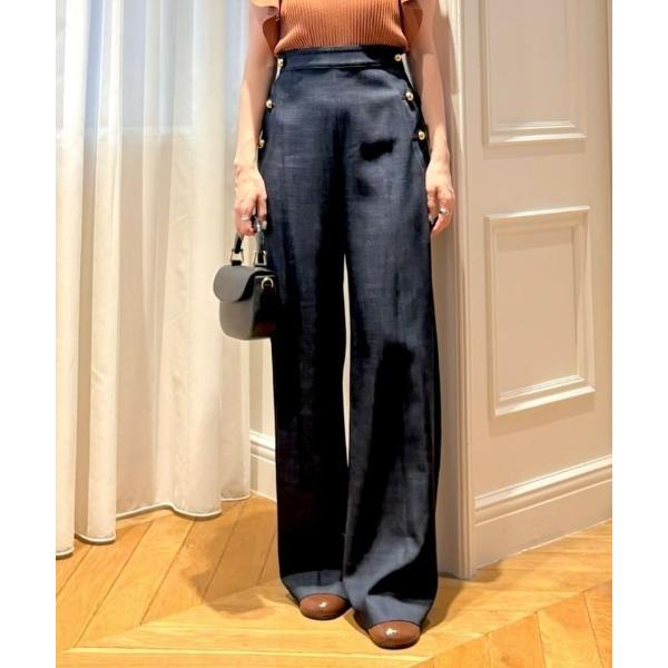 パンツ デニムライクマリンパンツ レディース