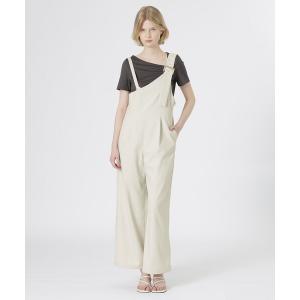 サロペット オーバーオール アシンメトリーサロペット レディース