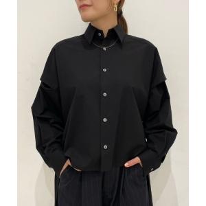 CINOH（チノ） ブラウス シャツ 「CINOH/チノ」別注 SHEER HALF SLEEVE