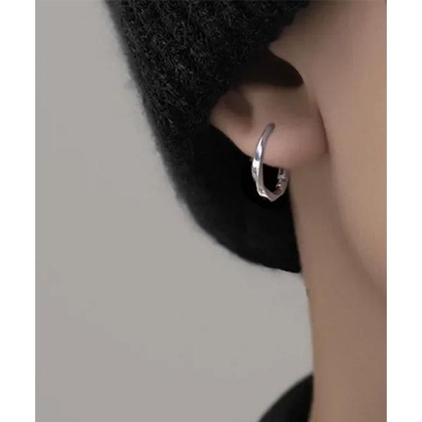 ピアス 「WARAIJOGO」EK140/ツイストフープリングピアス/両耳用(NEZ) メンズ レデ...