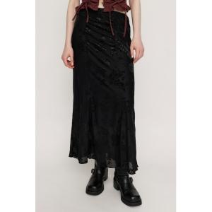 SLY（スライ） スカート LACE SATIN L/SK レース サテン ロング