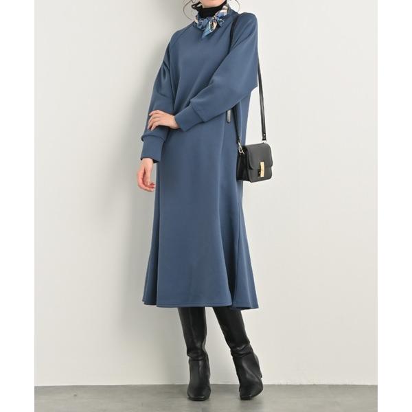 ワンピース もっちりきれいめマーメイドワンピース｜マーメイド ポケット ワンピ ダンボールニット レ...