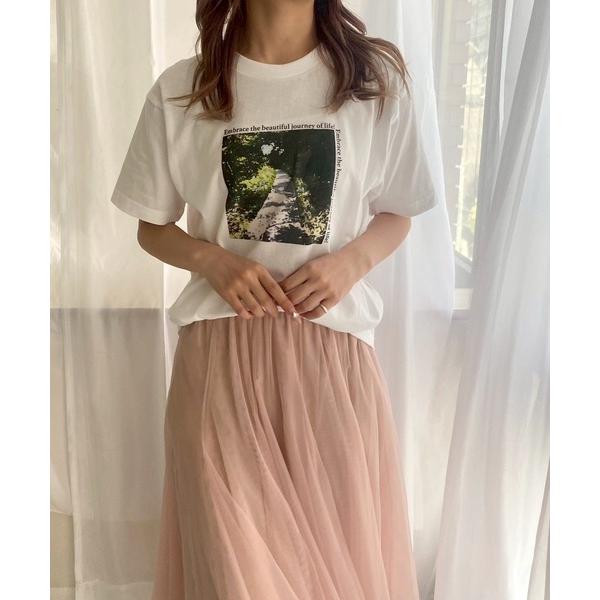 tシャツ 半袖 フォトイラストデザイン半袖Tシャツ レディース