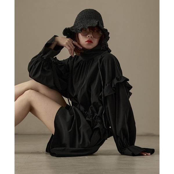 ラッシュガード 水陸両用 フリルデザイン ラッシュガード ロンパース レディース