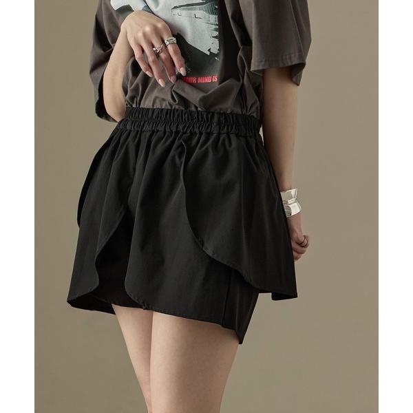 ラッシュガード 水陸両用 フリルデザイン ラッシュガード ショートパンツ レディース