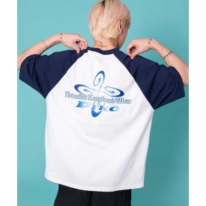 アロハシャツ tシャツ ∴WEGO/PIKO別注ラグラングラフィックT メンズ レディース