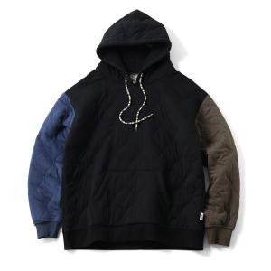 パーカー ウェーブキルトプルパーカー メンズ レディース