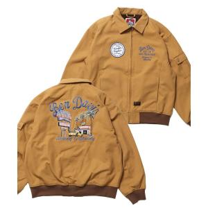 ブルゾン アウター 「BEN DAVIS（ベンデイビス）」COTTON DUCK SOUVENIR JACKET / ジャケット ダック ジップ ワッ