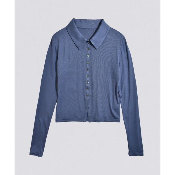 カーディガン 「kiehtova」slim collar cardigan/スリム カラー カーディ...