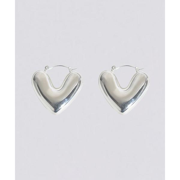 ピアス 「kiehtova」round heart hoop pierce/ラウンドハート フープピ...