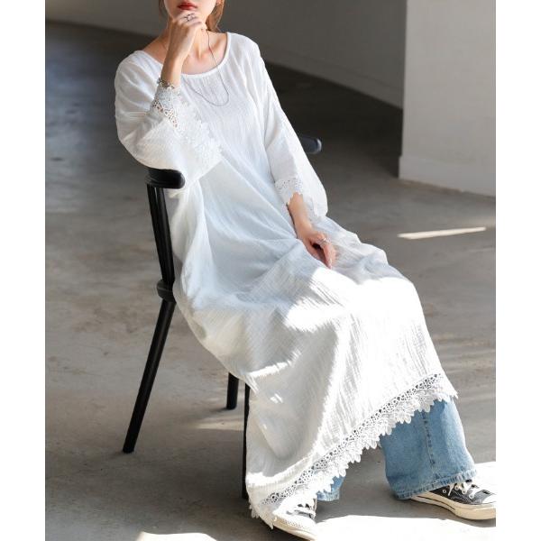 ワンピース 綿100% わたあめワンピース