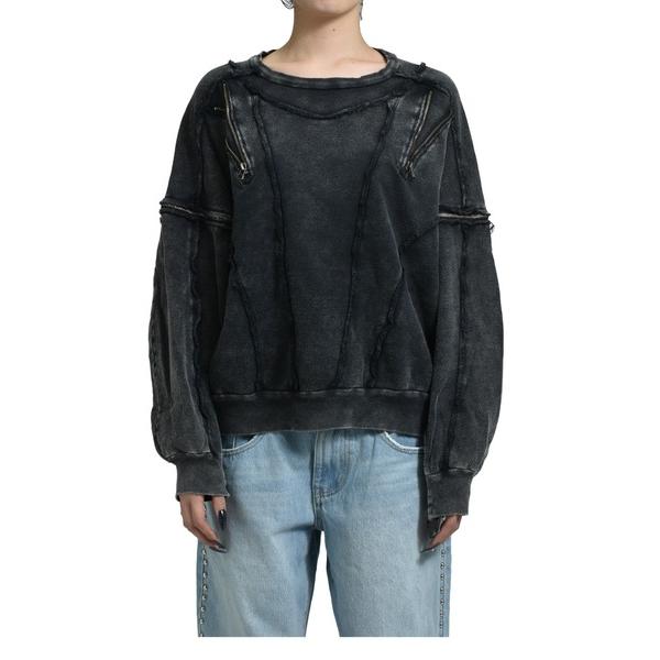 トレーナー スウェット SPLIT SWEAT CREWNECK レディース