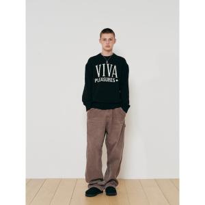 「VIVASTUDIO」 長袖ニット LARGE ブラック メンズ