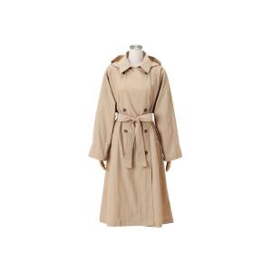 傘 オーバートレンチコート ベージュ レディース