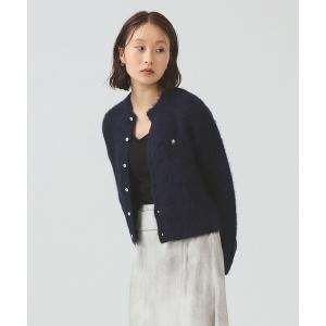 カーディガン Gymphlex / シャギーニット カーディガン レディース