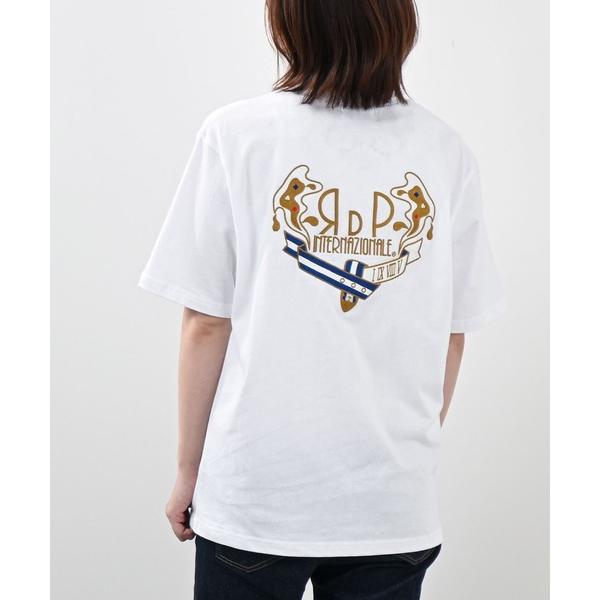 tシャツ 「ROUXDI PERFE ルゥディパフィー」ゴールド刺繍Tシャツ メンズ レディース