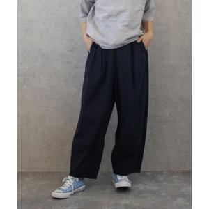 パンツ 綿麻サーカスパンツ レディース