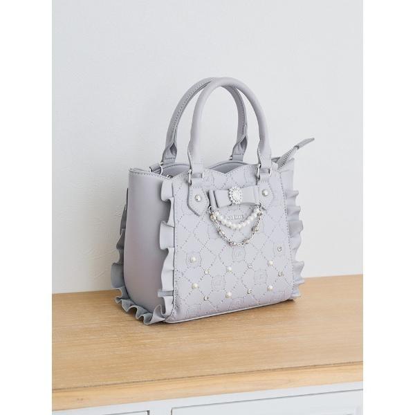 ショルダーバッグ バッグ 「さきまるちゃんコラボ」キラキラビジュー2wayショルダーバッグ レディー...