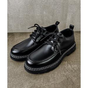 LUCIUS（ルシウス） ビジネスシューズ 厚底 ダービーシューズ メンズ
