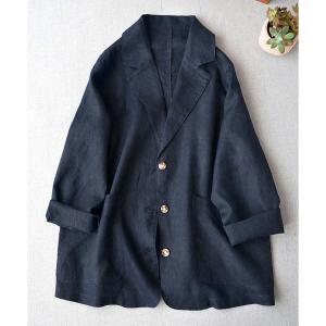 ジャケット テーラードジャケット 薄手　麻混　ジャケット メンズ レディース