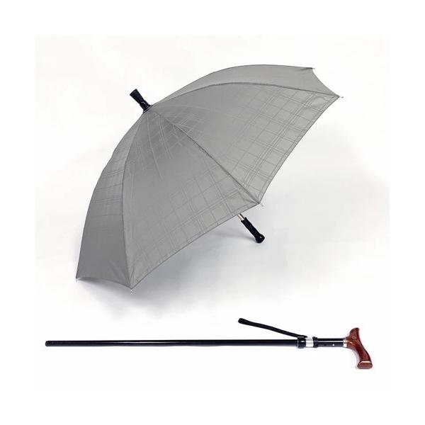 傘 UVION DuetWalker ステッキ傘 レディース メンズ