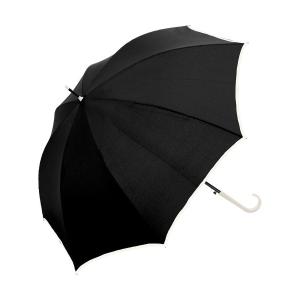 傘 NaturalBasic スクエアカット手元 8本骨 無地 60cm レディース メンズ