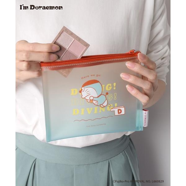 ポーチ I’M DORAEMON/グラデーションフラットポーチ レディース メンズ