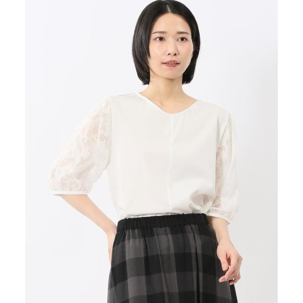 tシャツ 半袖 「接触冷感 オパール袖」m.f.エディトリアル レディース クルーネック 半袖 プル...