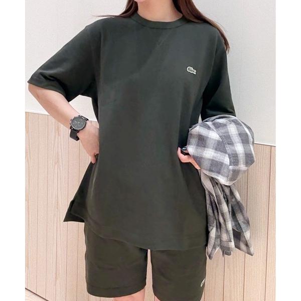 ラコステ tシャツ L.12.12アレンジ ガゼット付き鹿の子地 半袖Tシャツ メンズ レディース