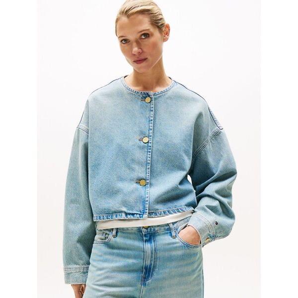 ブルゾン アウター デニムショートジャケット レディース