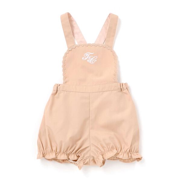 ベビー ロゴ刺しゅうレースサロペットベビー(80-90cm)