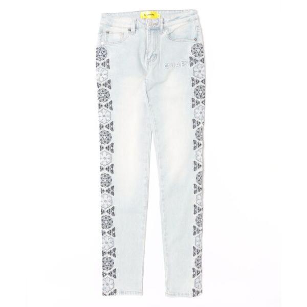 ジーンズ GUAPI/グアピ/Vintage Blue Flowers Regular Denim ...