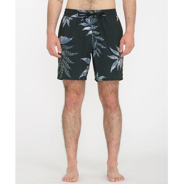 水着 「VOLCOM/ボルコム」 Baffle Trunks /ウエストゴム水陸両用総柄サーフトラン...