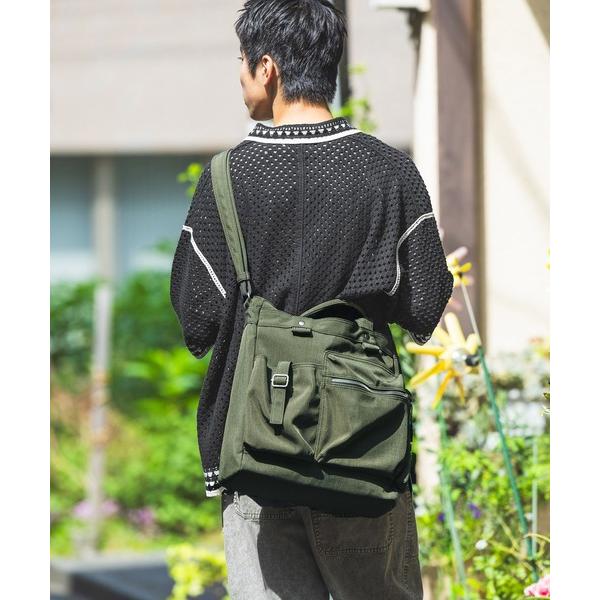 ショルダーバッグ マルチポケットヘルメットバッグ メンズ
