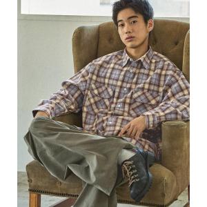 シャツ チェックネルシャツ メンズ