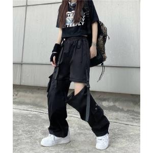 カーゴパンツ 「WARAIJOGO」絶対領域2WAYセパレートベルトカーゴパンツ(NEZ) メンズ レディース