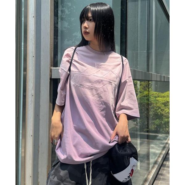 tシャツ A'GEM/9 × .kom 「A'gem/エージェム」 フェードロゴTシャツ メンズ レ...