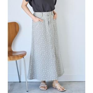 スカート デニム マーメイドスカート 「無地/フ...の商品画像