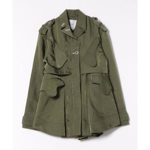 ミリタリージャケット モッズコート CURVE FLAP FIELD JK / カーブフラップフィールドジャケット レディース