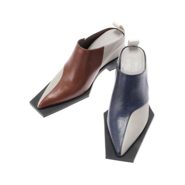 サンダル SQUARE EDGE POINTED SABO / スクエアエッジポインテッドサボ レデ...