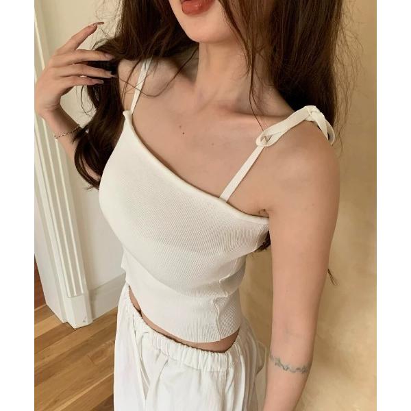 キャミソール shoulder ribbon camisole