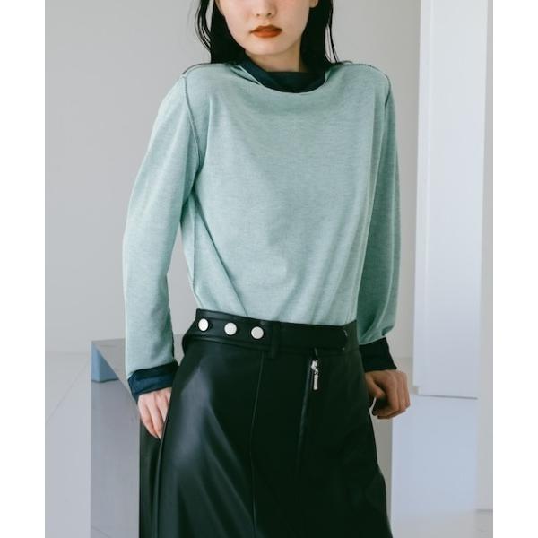ニット セーター Reversible Turtle Neck Top/リバーシブルタートルネックト...