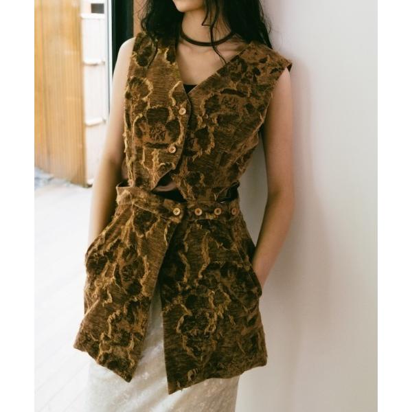 ベスト ジレ Multi Way Jacquard Vest/マルチウェイジャガードベスト レディー...