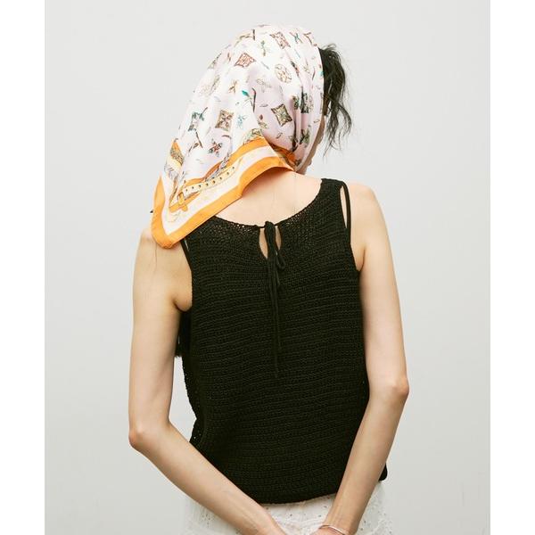 ベスト ジレ Soft gauge knit vest / ソフトゲージニットベスト レディース