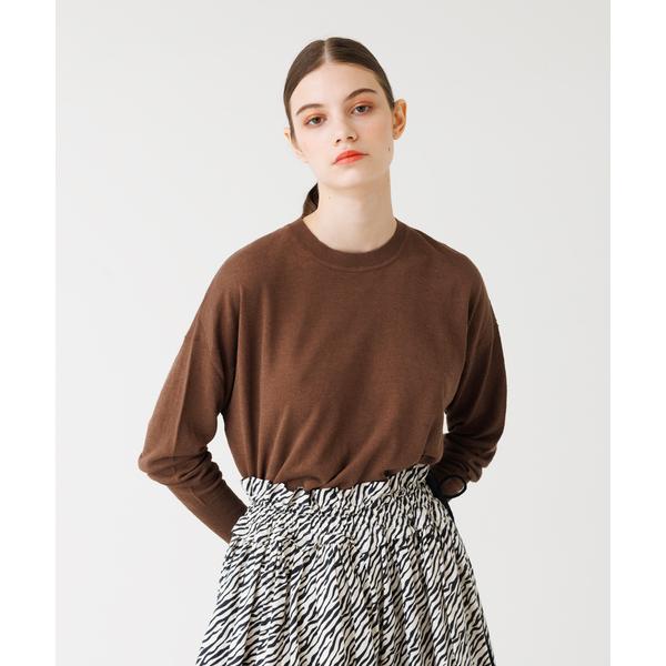 ニット セーター Li/Cロングスリーブプルオーバー レディース