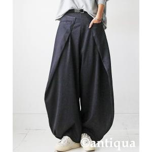 antiqua（アンティカ） パンツ 千鳥柄 サルエルパンツ レディース