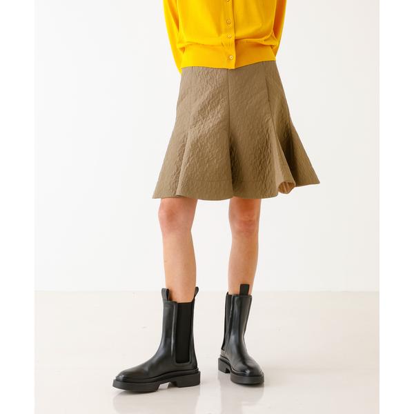 スカート フクレフレアミニスカート