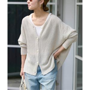 カーディガン 「追加」カノコ 2WAY Back開きカーディガン レディース