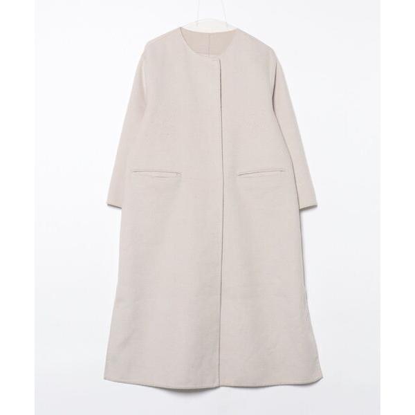 「B:MING by BEAMS」 ノーカラーコート S ベージュ レディース