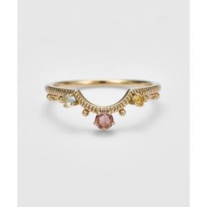 agete（アガット） 指輪 リング K5アンバーピンキーリング レディース